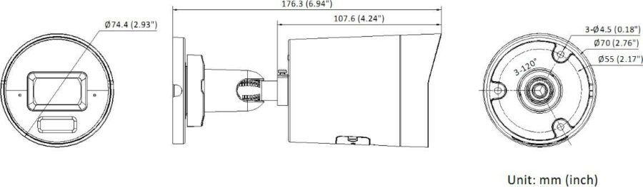 Kamera IP Hikvision 16MP DS-2CD20166G3-IUY/SL(2.8mm)/eFO-STDBLACK