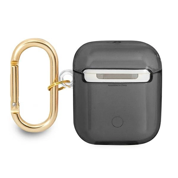 Etui Guess Strap Collection na AirPods 1/2 - czarne