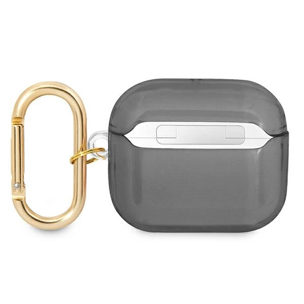 Etui Guess Strap Collection na AirPods 3 cover - czarne