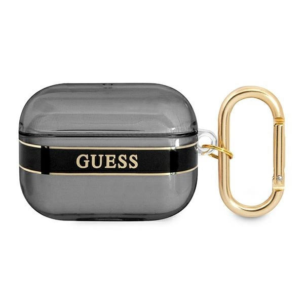 Etui Guess Strap Collection na AirPods Pro - czarne