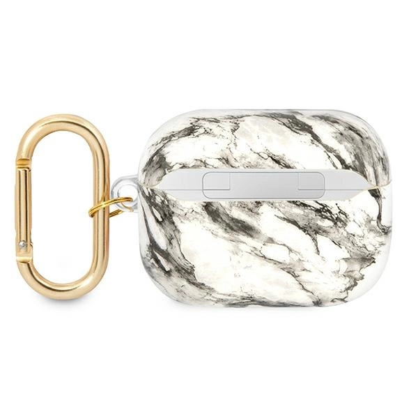 Etui Guess Marble Strap Collection na AirPods Pro - szare