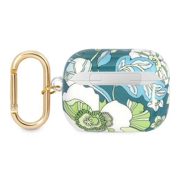 Etui Guess Flower Strap Collection na AirPods Pro - zielone