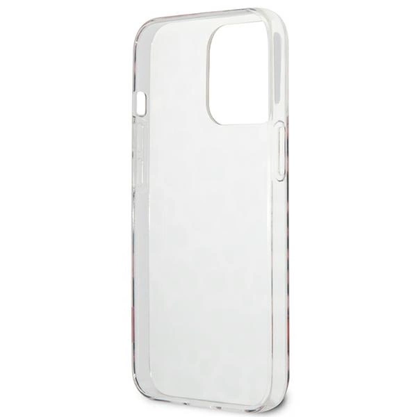 Etui Guess Leopard na iPhone 13 Pro / iPhone 13 - różowe