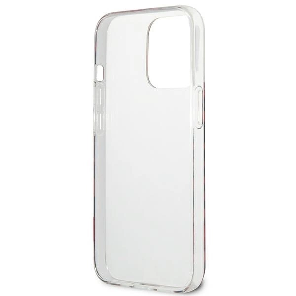 Etui Guess Leopard na iPhone 13 Pro / iPhone 13 - czerwone