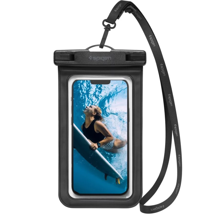 Etui Spigen Spigen Aqua Shield A601 wodoodporne IPX8 - czarne 2 szt.