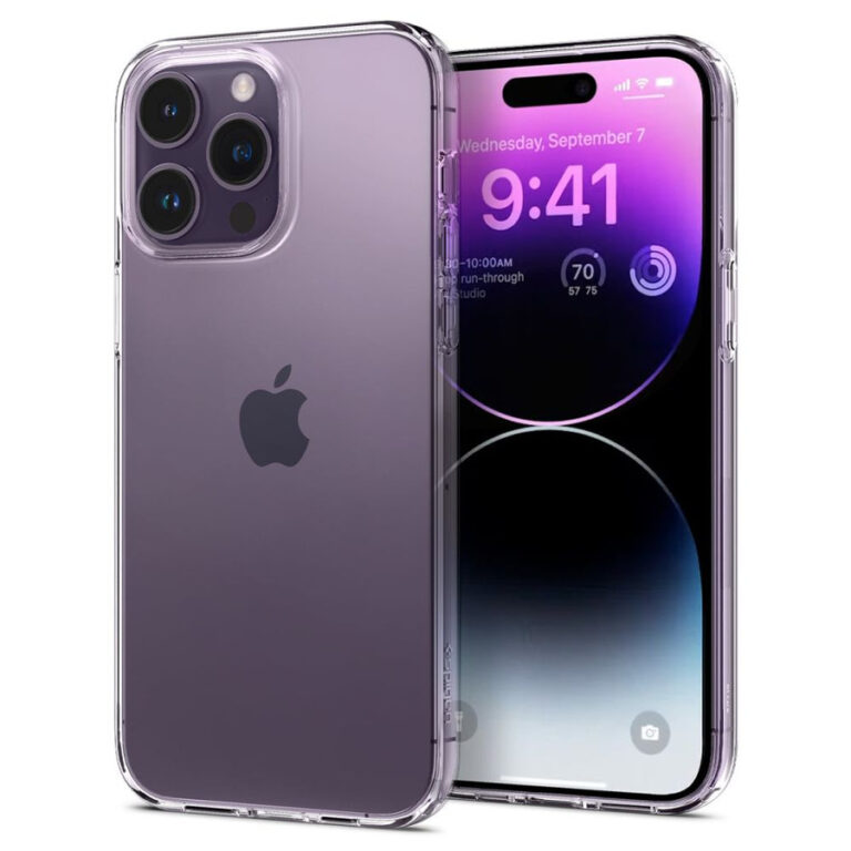 Etui Spigen Liquid Crystal na iPhone 14 Pro - przezroczyste