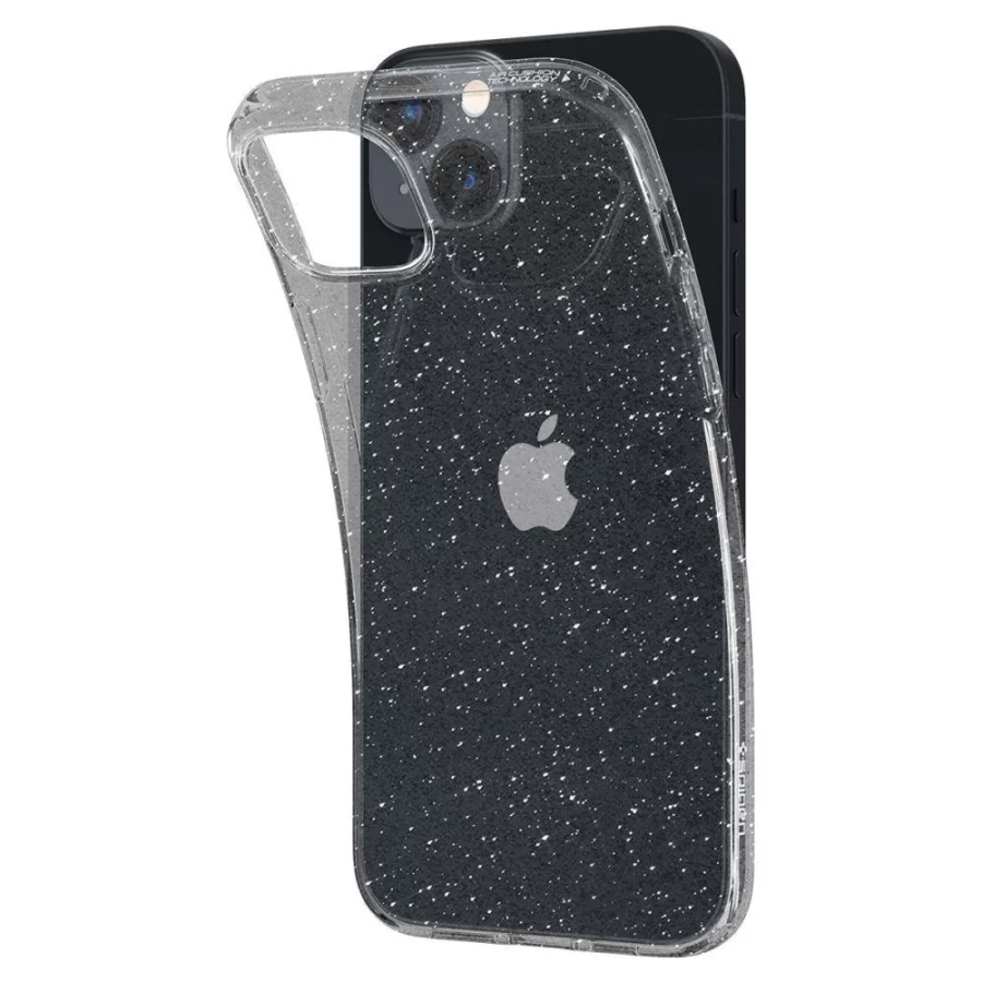 Etui Spigen Liquid Crystal na iPhone 14 Plus - przezroczysto-brokatowe