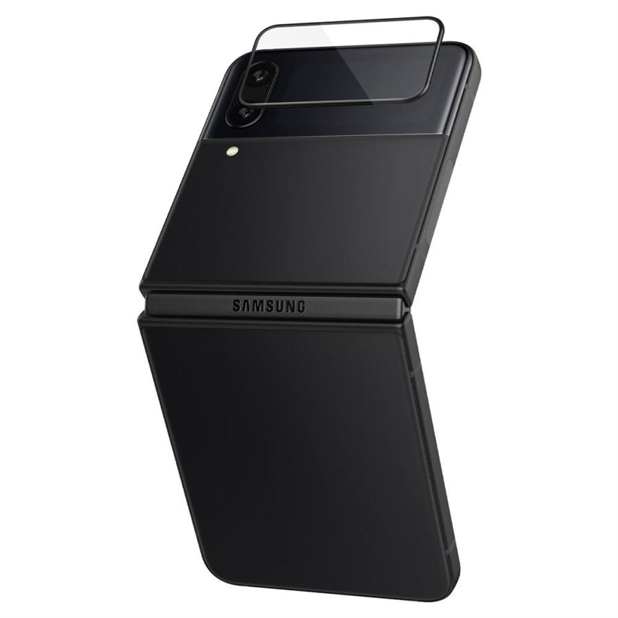 Szkło hartowane Spigen Glas.tR EZ Fit FC z folią na zawiasy na Samsung Galaxy Z Flip 4 - czarne 2 szt.