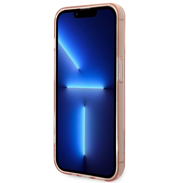 Guess GUHCP14LHGCOP iPhone 14 Pro6,1" różowy/pink hardcase Translucent