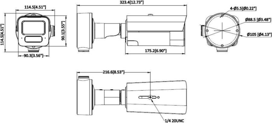 Kamera IP Hikvision iDS-2CD2T47G2-XS/PP 4mm PL(POL)
