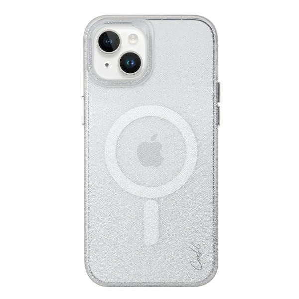 Etui Uniq Coehl Lumino na iPhone 14 Plus - srebrne