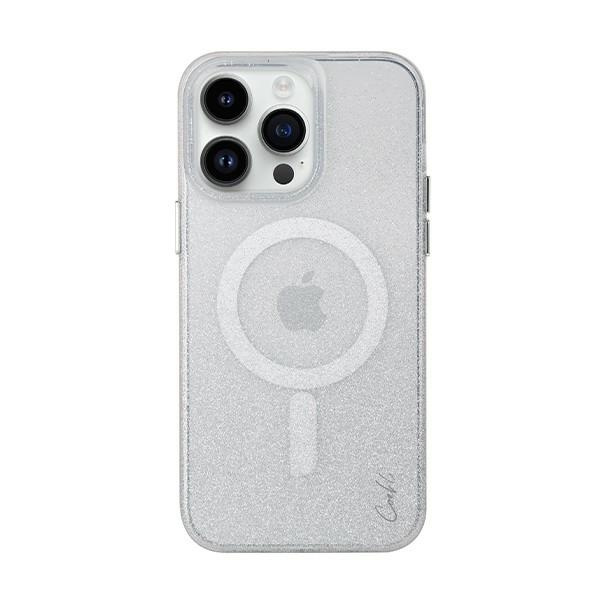 Etui Uniq Coehl Lumino na iPhone 14 Pro Max - srebrne