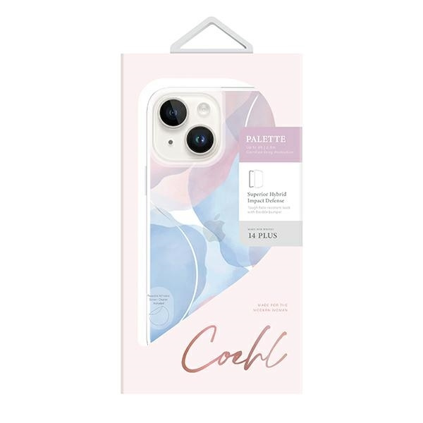 Etui Uniq Coehl Palette na iPhone 14 Plus - niebieskie