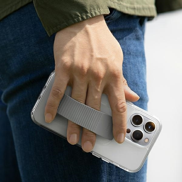 Etui Uniq Heldro Mount na iPhone 14 Pro - przezroczyste