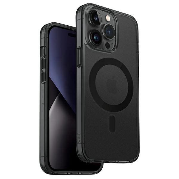 Etui Uniq LifePro Xtreme Magclick Charging na iPhone 14 Pro - szaro-czarne