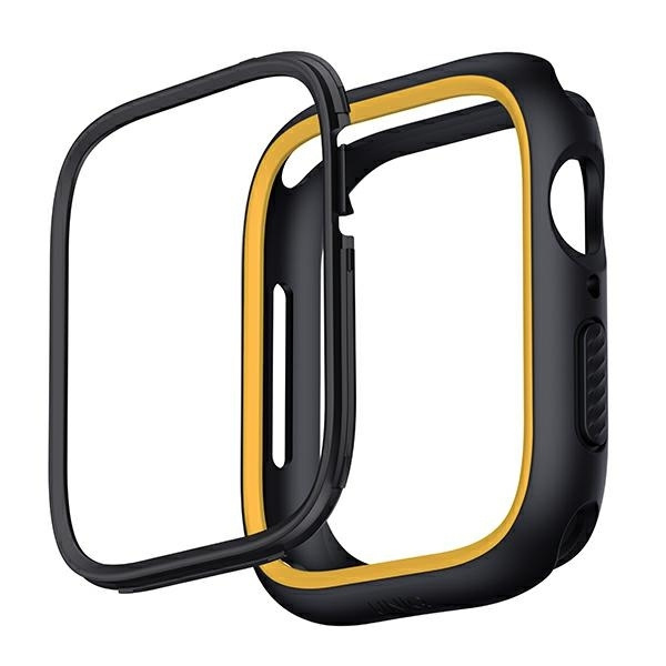 Etui Uniq Moduo na Apple Watch 4/5/6/7/8/SE/SE2 40/41mm - czarno-musztardowy