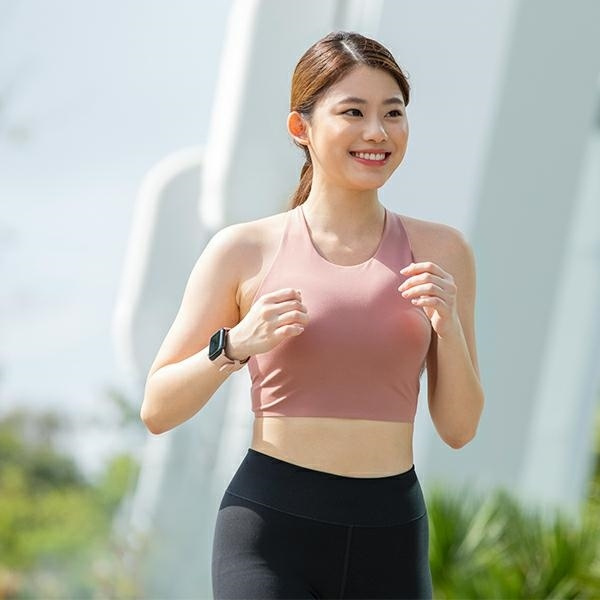 UNIQ pasek Linus Apple Watch Series 1/2/3/4/5/6/7/8/9/SE/SE2 38/40/41mm. Airosoft Silicone różowy/blush pink