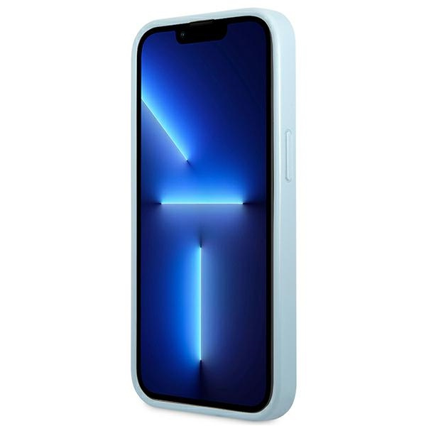 Guess GUHCP13SPS4MB iPhone 13 mini 5,4" niebieski/blue hardcase Saffiano 4G Small Metal Logo