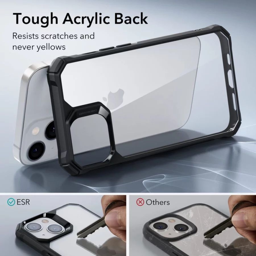 Etui ESR Air Armor na iPhone 14 Plus - przezroczysto-czarne