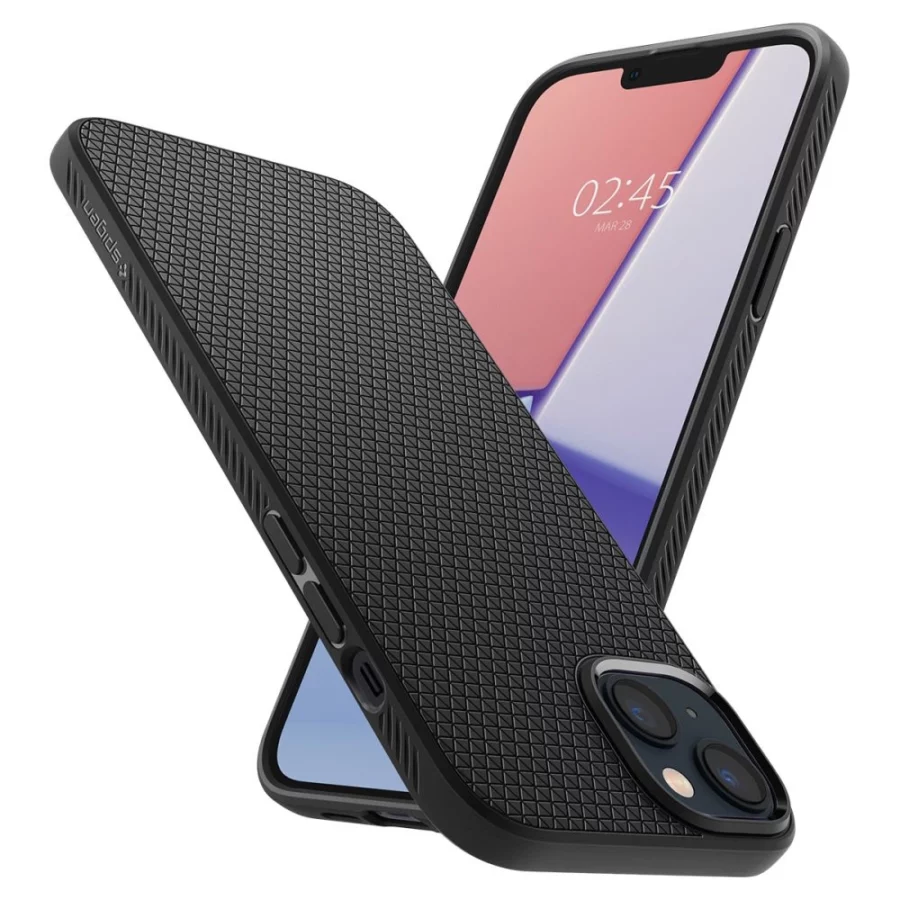 Etui Spigen Liquid Air na iPhone 14 Plus - czarny mat