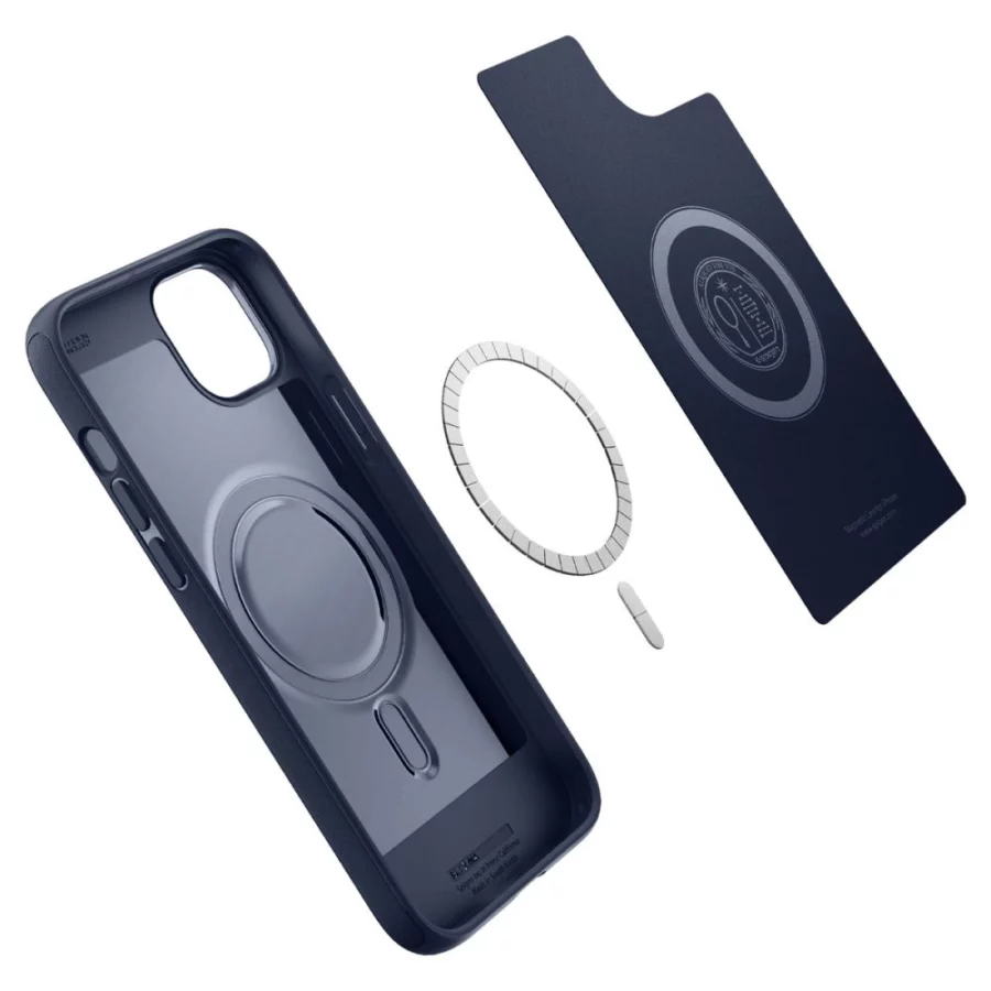 Etui Spigen Mag Armor na iPhone 14 Plus - niebieskie