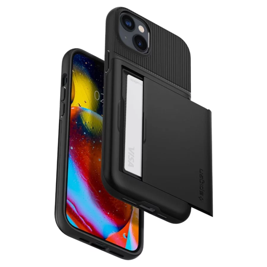 Etui Spigen Slim Armor CS na iPhone 14 Plus - czarne