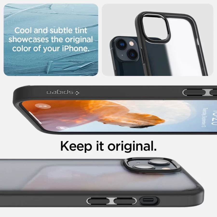 Etui Spigen Ultra Hybrid na iPhone 14 Plus - matowo-czarne