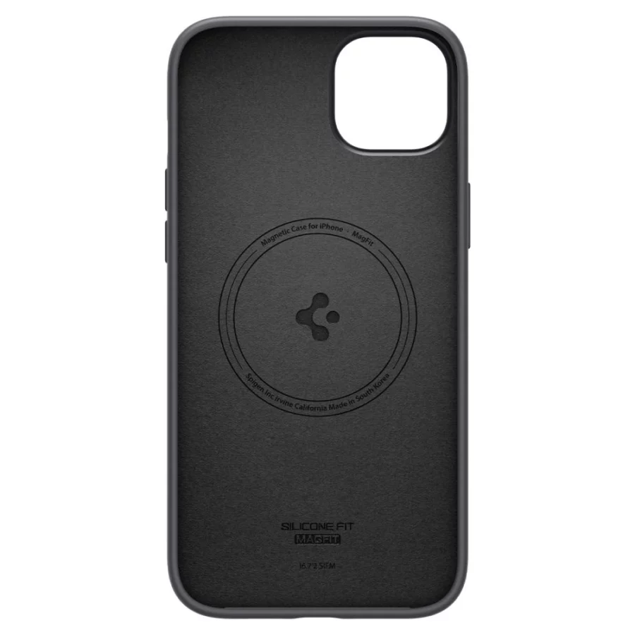 Etui Spigen Silicone Fit Mag z MagSafe na iPhone 14 Plus - czarne