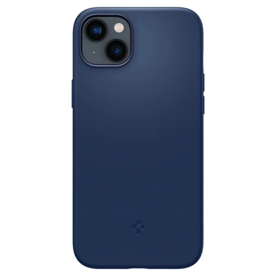 Etui Spigen Silicone Fit Mag z MagSafe na iPhone 14 Plus - niebieskie
