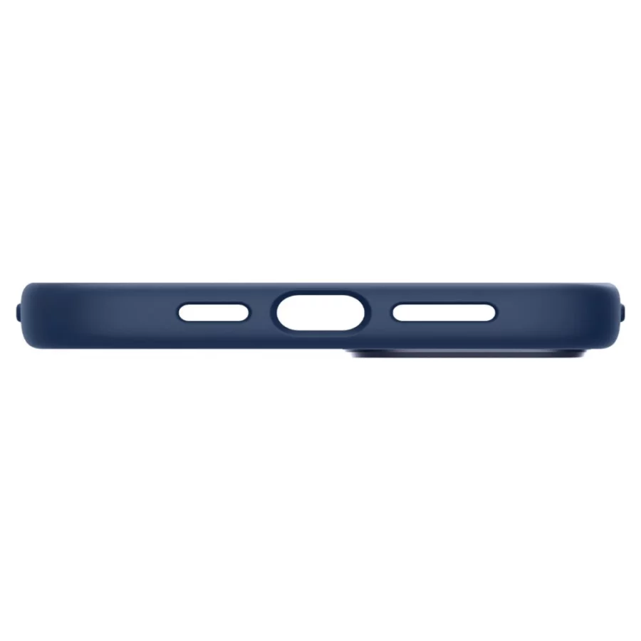 Etui Spigen Silicone Fit Mag z MagSafe na iPhone 14 Plus - niebieskie