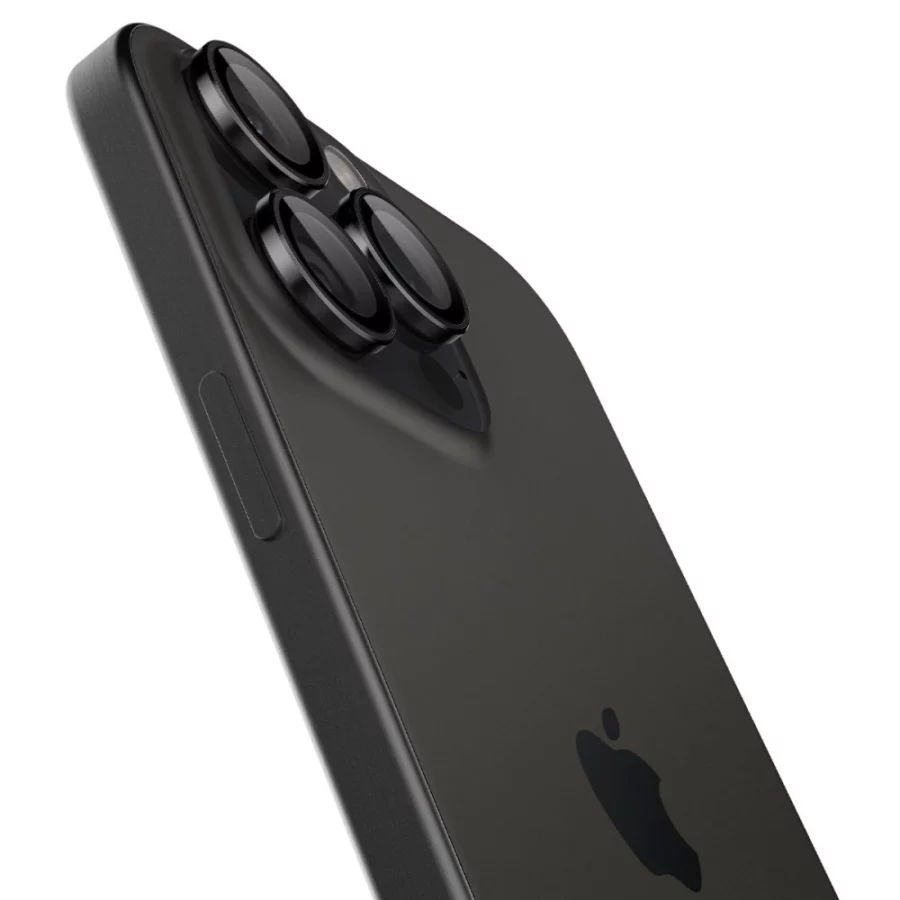 Osłona aparatu Spigen Glas.tR EZ Fit Optik Camera Protector na iPhone 14 Pro / Pro Max / 15 Pro / Pro Max / 16 Pro / Pro Max / 17 Pro / 17 Pro Max - czarna 2 szt.