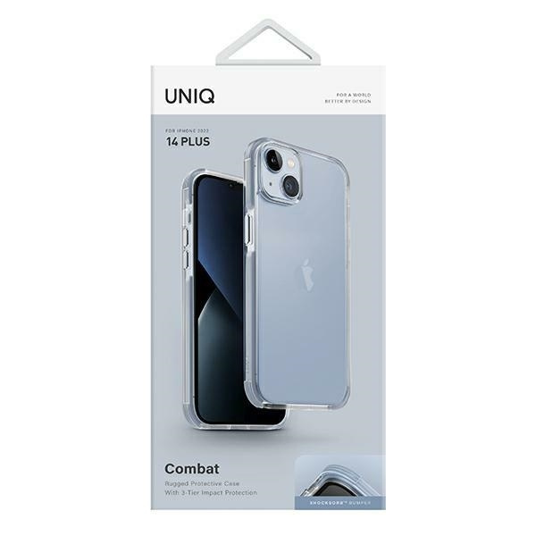 Etui Uniq Combat na iPhone 14 Plus - niebieskie