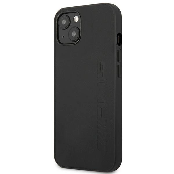 Etui AMG Leather Hot Stamped na iPhone 14 Plus - czarne