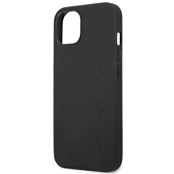 Etui AMG Leather Hot Stamped na iPhone 14 Plus - czarne