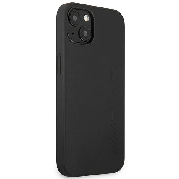 Etui AMG Leather Hot Stamped na iPhone 14 - czarne