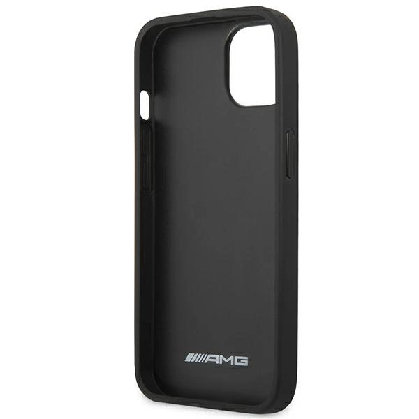 Etui AMG Leather Hot Stamped na iPhone 14 - czarne