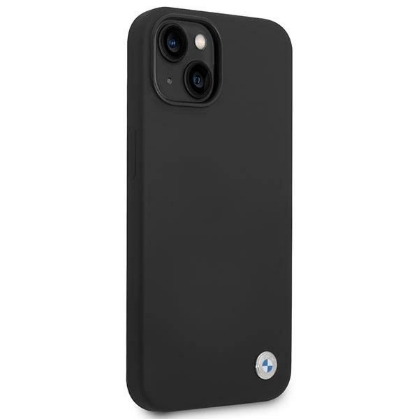 Etui BMW Silicone Metal Logo na iPhone 14 Plus - czarne