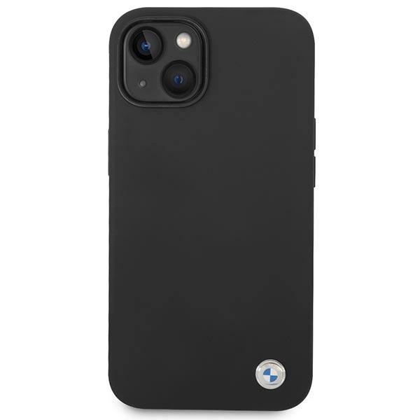Etui BMW Silicone Metal Logo na iPhone 14 - czarne