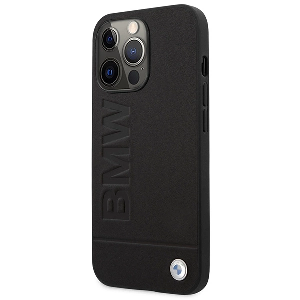 Etui BMW Signature Logo Imprint MagSafe na iPhone 14 Pro - czarne