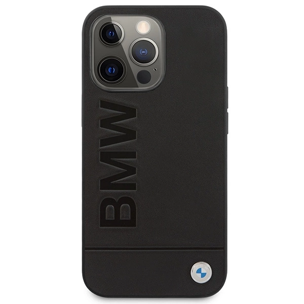 Etui BMW Signature Logo Imprint MagSafe na iPhone 14 Pro - czarne