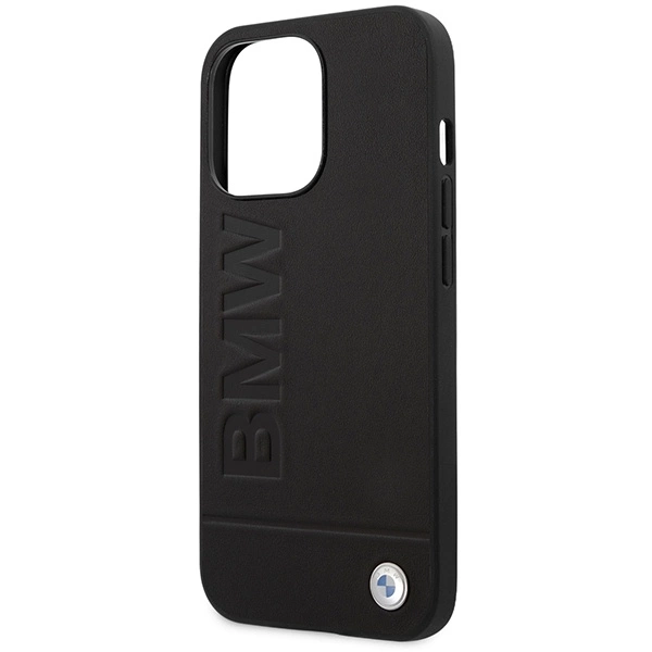 Etui BMW Signature Logo Imprint MagSafe na iPhone 14 Pro - czarne
