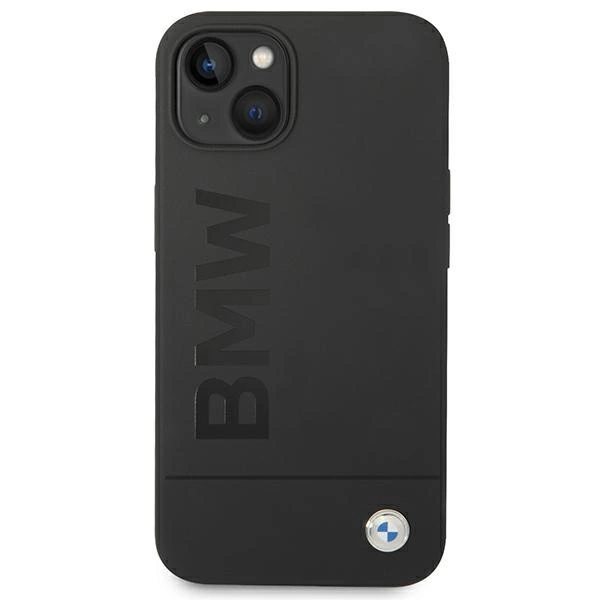 Etui BMW Silicone Signature Logo MagSafe na iPhone 14 Plus - czarne