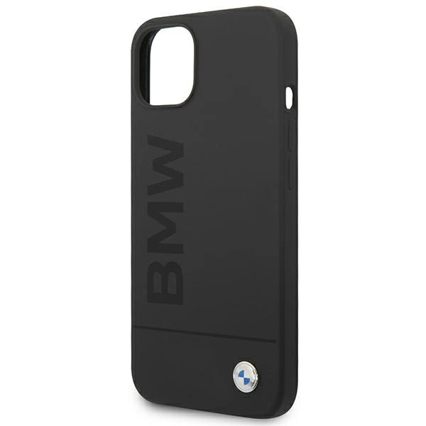 Etui BMW Silicone Signature Logo MagSafe na iPhone 14 Plus - czarne