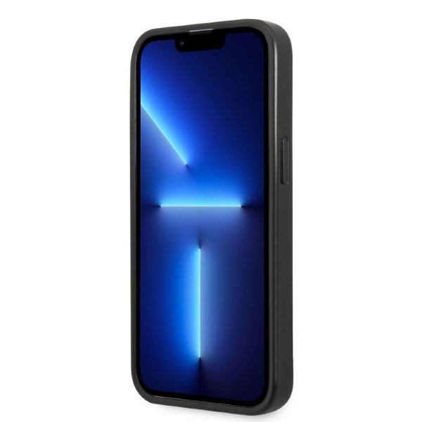 Etui Karl Lagerfeld Saffiano Plaque na iPhone 13 - czarne