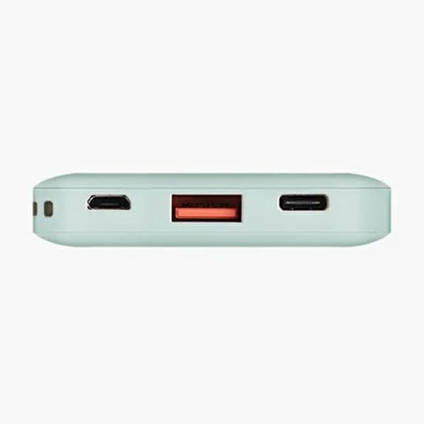 Powerbank Uniq Fuele mini 8000mAh USB-C 18W PD - zielony