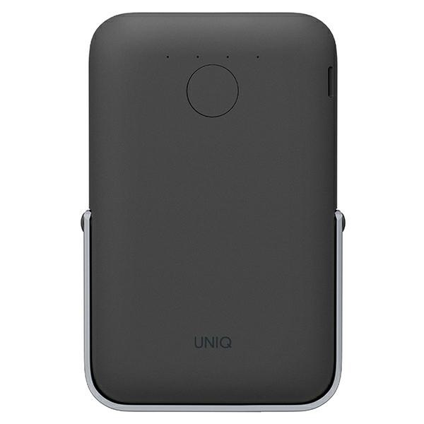 UNIQ Powerbank Hoveo 5000mAh USB-C 20W PD Fast charge Wireless Magnetic szary/charcoal grey