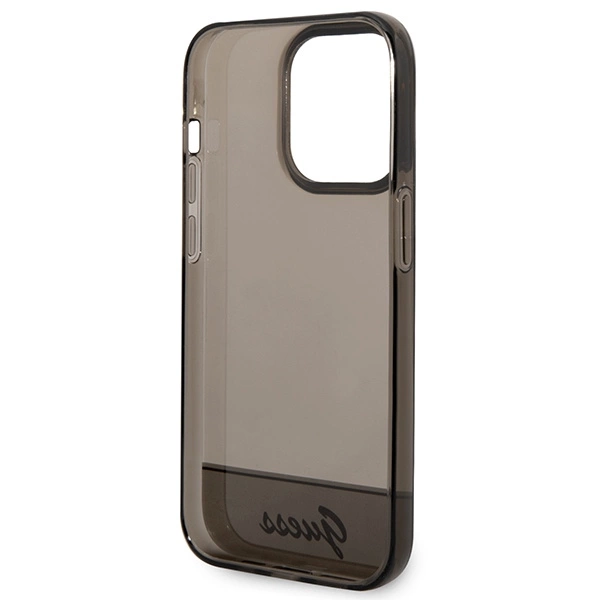 Etui Guess Translucent na iPhone 14 Pro - czarne