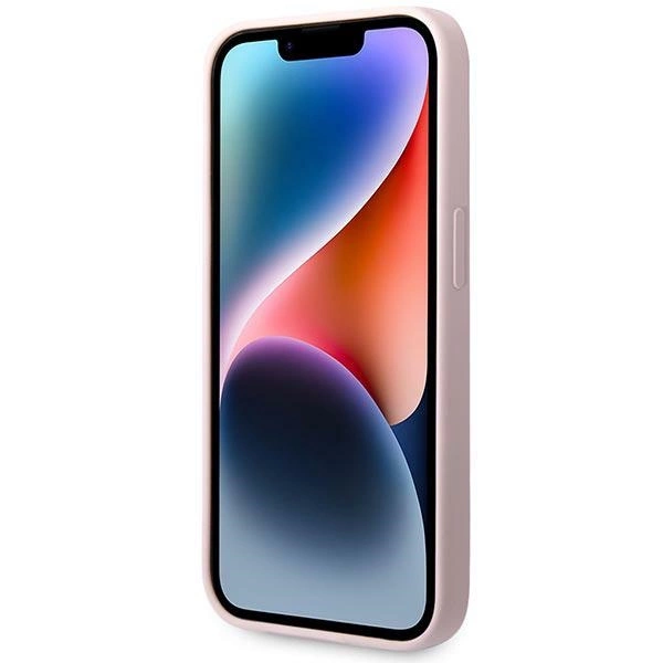 Etui Guess Silicone Triangle iPhone 14 Pro 6,1" - fioletowe