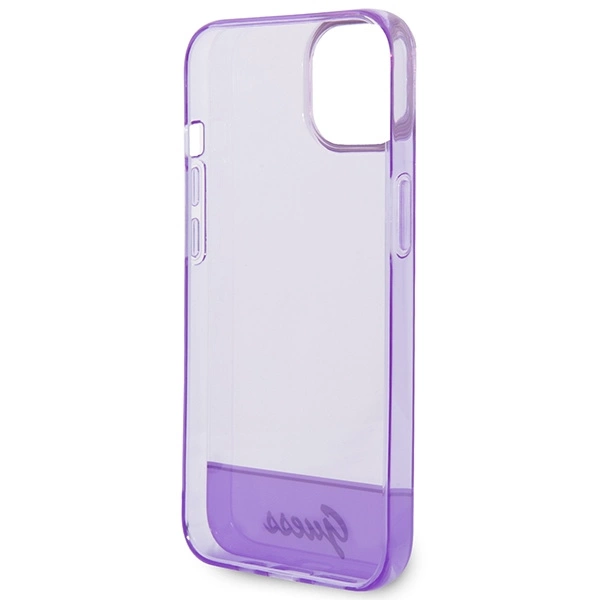 Etui Guess Translucent na iPhone 14 Plus - fioletowe