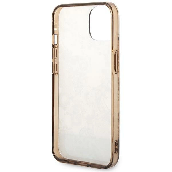 Etui Guess Porcelain Collection na iPhone 14 Plus - beżowe